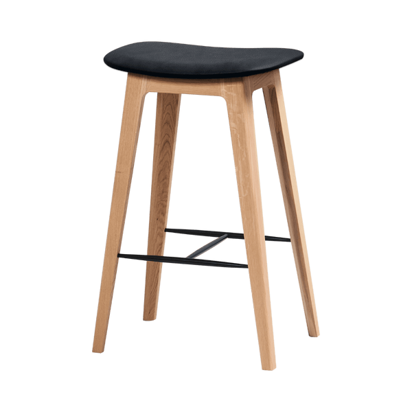 variant_8594314% | Nordic Bar Stool - Oak [Contract] - 68 cm Terra Black | SACKit