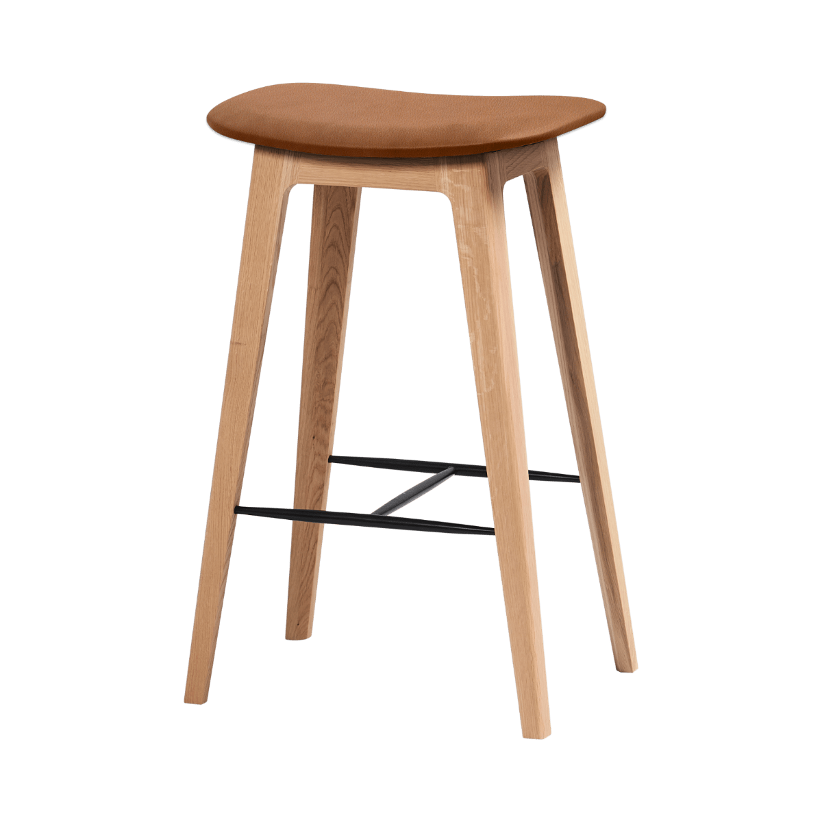  | Nordic Bar Stool - Oak - 68 cm Terra Safari | SACKit