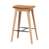  | Nordic Bar Stool - Oak with stitches - 68 cm Luna Sandstone | SACKit