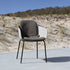  | Patio Dining Table Ø160+ Patio Chair no. One S2 - Taupe Cobana Brown | SACKit