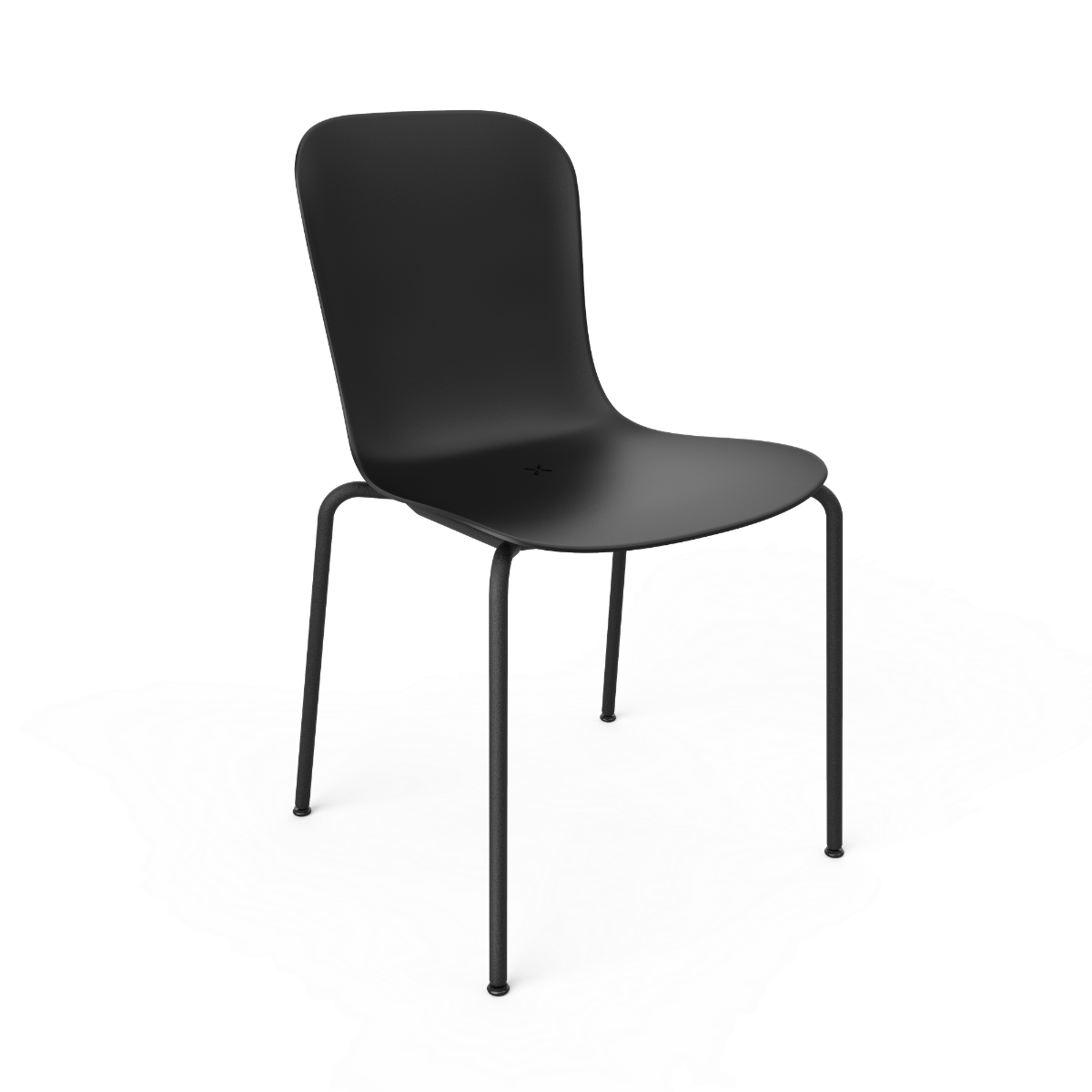  | Patio Dining Table Ø160 + Patio Chair no. One S1 - Black | SACKit