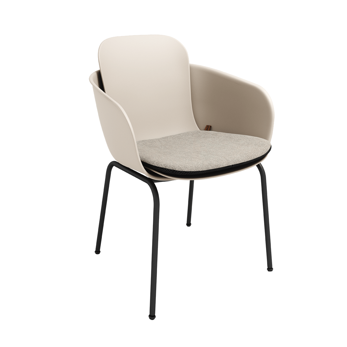 Patio Chair no. One Sitzkissen in Cobana Sand Melange für Outdoor - Stühle, rechteckig und gepolstert. | Patio Chair no. One - Cushion - Kirra Sand | SACKit