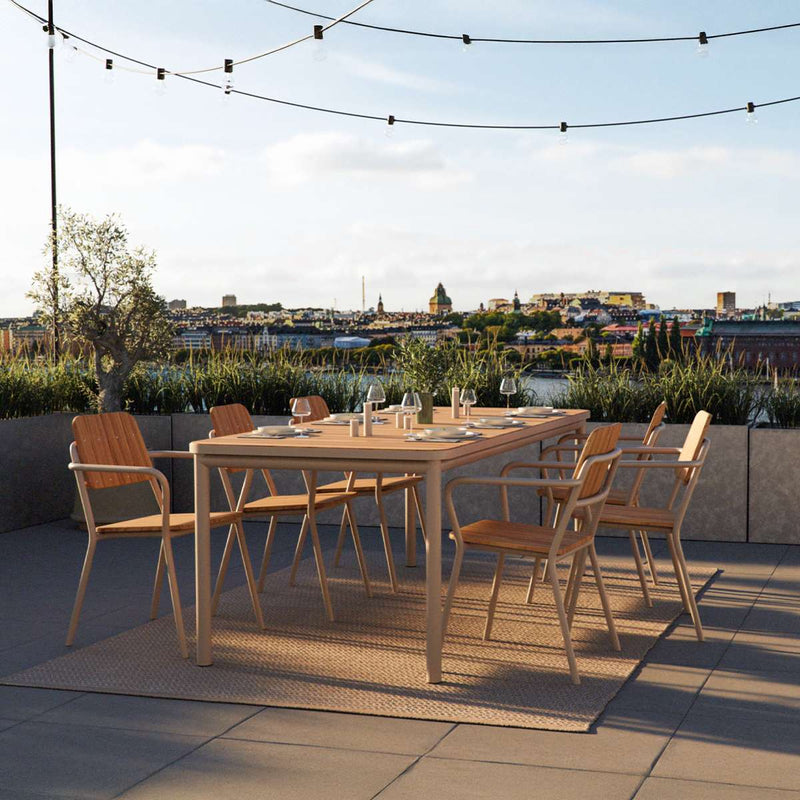 Kirra Dining Table 210x90 | Kirra Dining Table 210x90 - Noir | SACKit