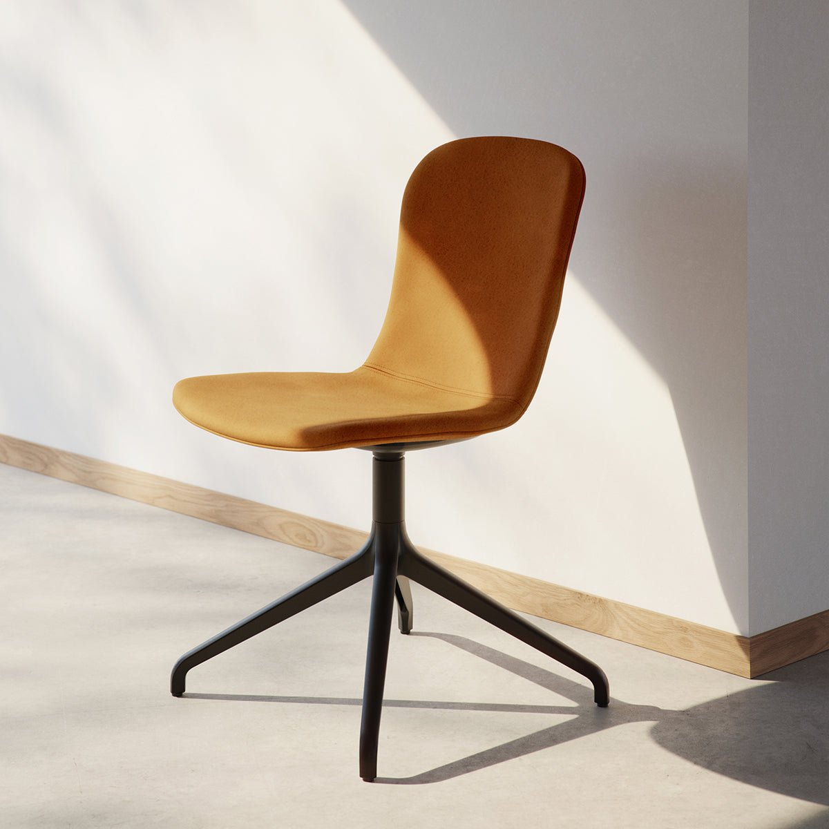  | Chair no. One S1 Black Swivel - LUNA Sandstone Ohne Rückholfunktion | SACKit | Chair no. One S1 Black Swivel - LUNA Sandstone Ohne Rückholfunktion | SACKit