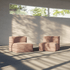  | Soft Sofa Indoor - Seat - Corduroy Rose | SACKit