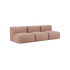  | Soft Sofa Indoor - 3 Seater Open - Corduroy Rose Ohne Hocker | SACKit