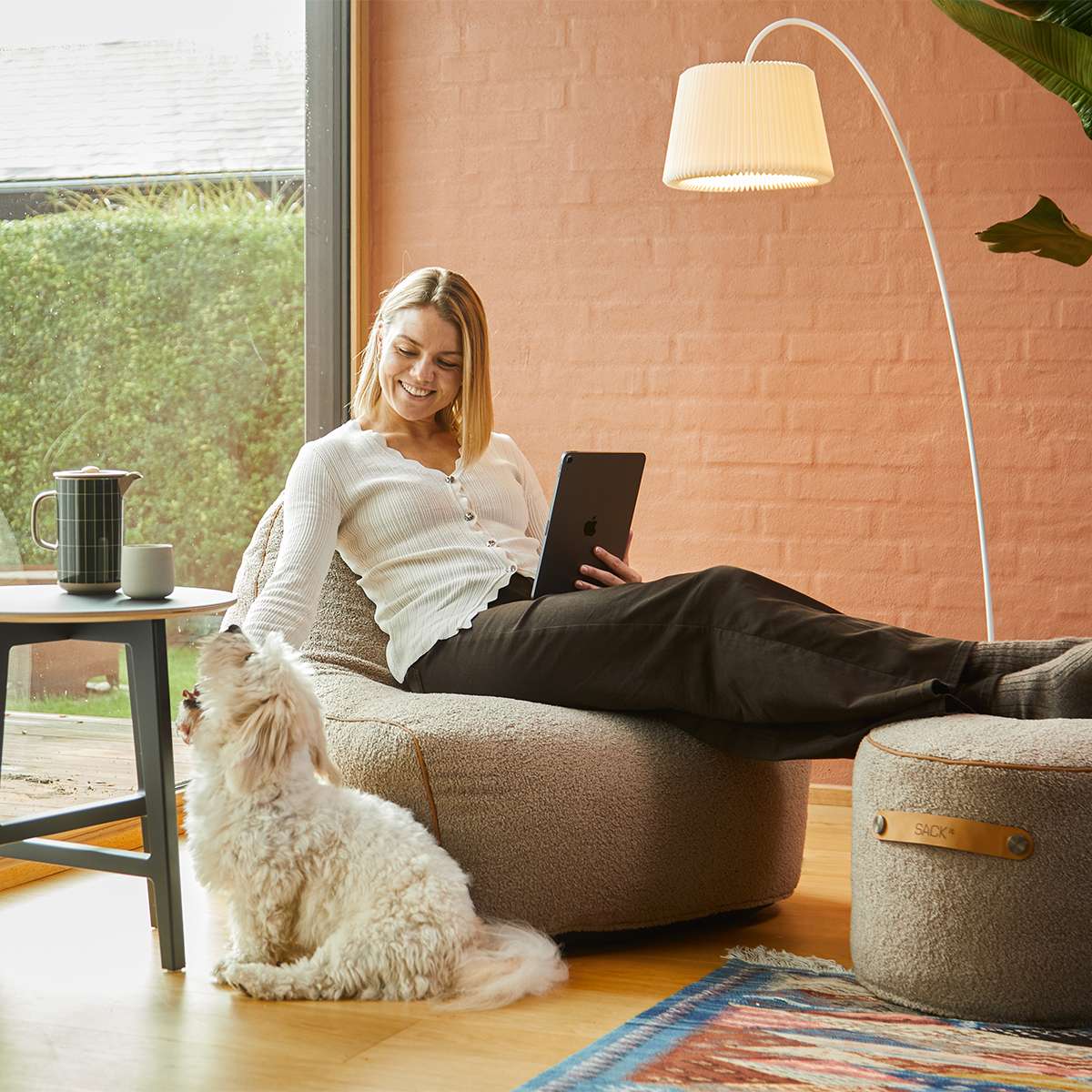sackit Pouf Indoor | sackit Pouf Indoor - Cosmo Olive | SACKit