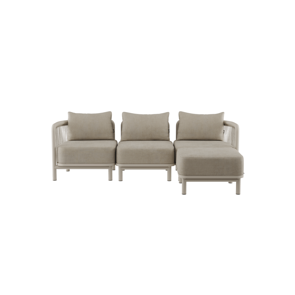 variant_9580052% | Kirra Lounge Sofa - 3 - Sitzer - Mit Hocker | SACKit