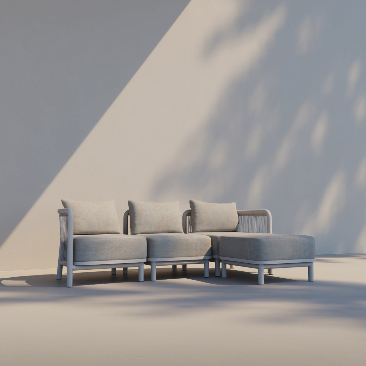  | Kirra Lounge Sofa - 3 - Sitzer [Contract] - Ohne Hocker | SACKit
