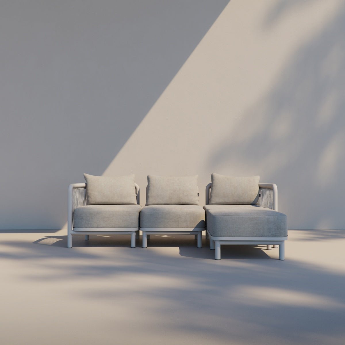  | Kirra Lounge Sofa - 3 - Sitzer [Contract] - Ohne Hocker | SACKit