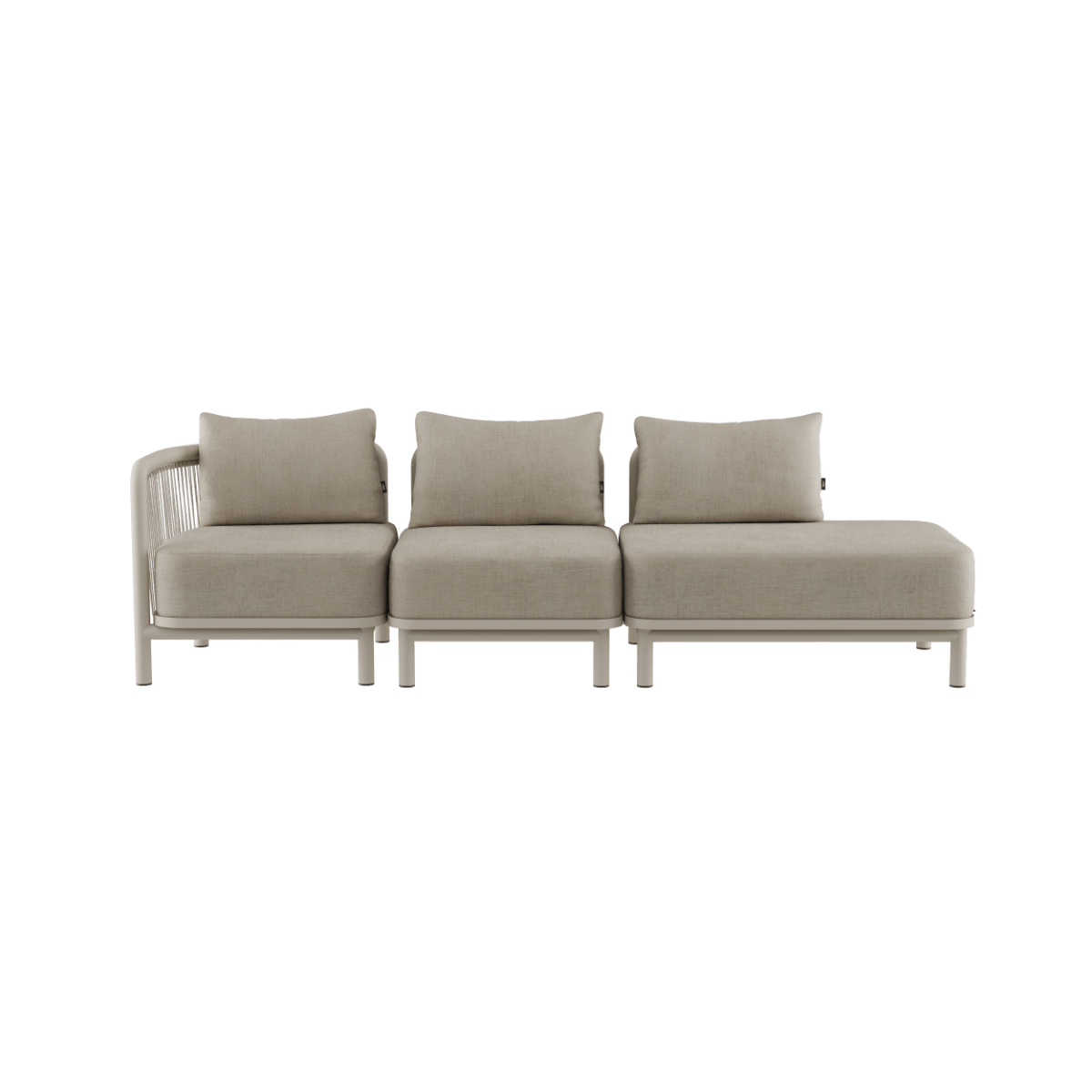  | Kirra Lounge Sofa - 3 - Sitzer mit open end - Links | SACKit