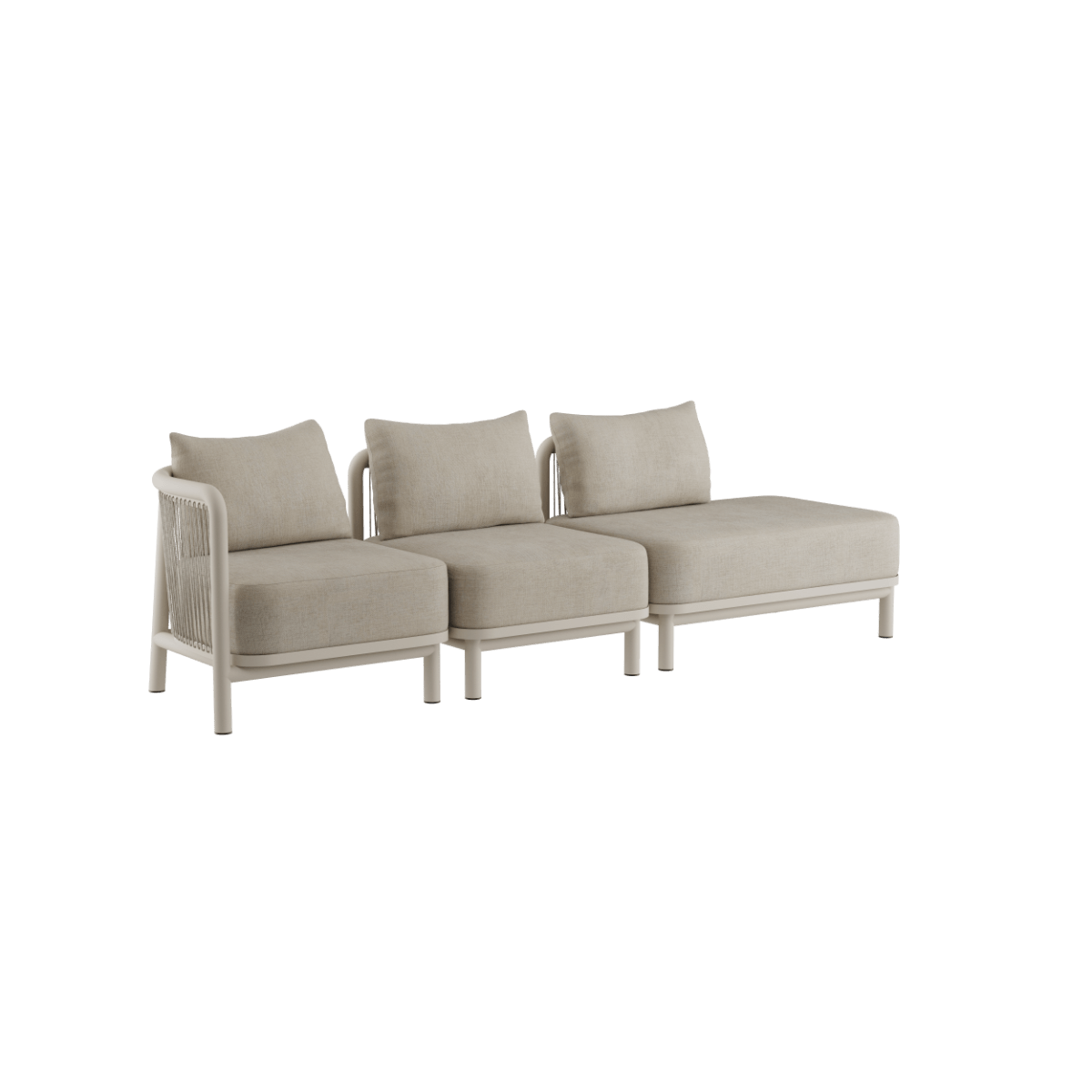  | Kirra Lounge Sofa - 3 - Sitzer mit open end - Links | SACKit