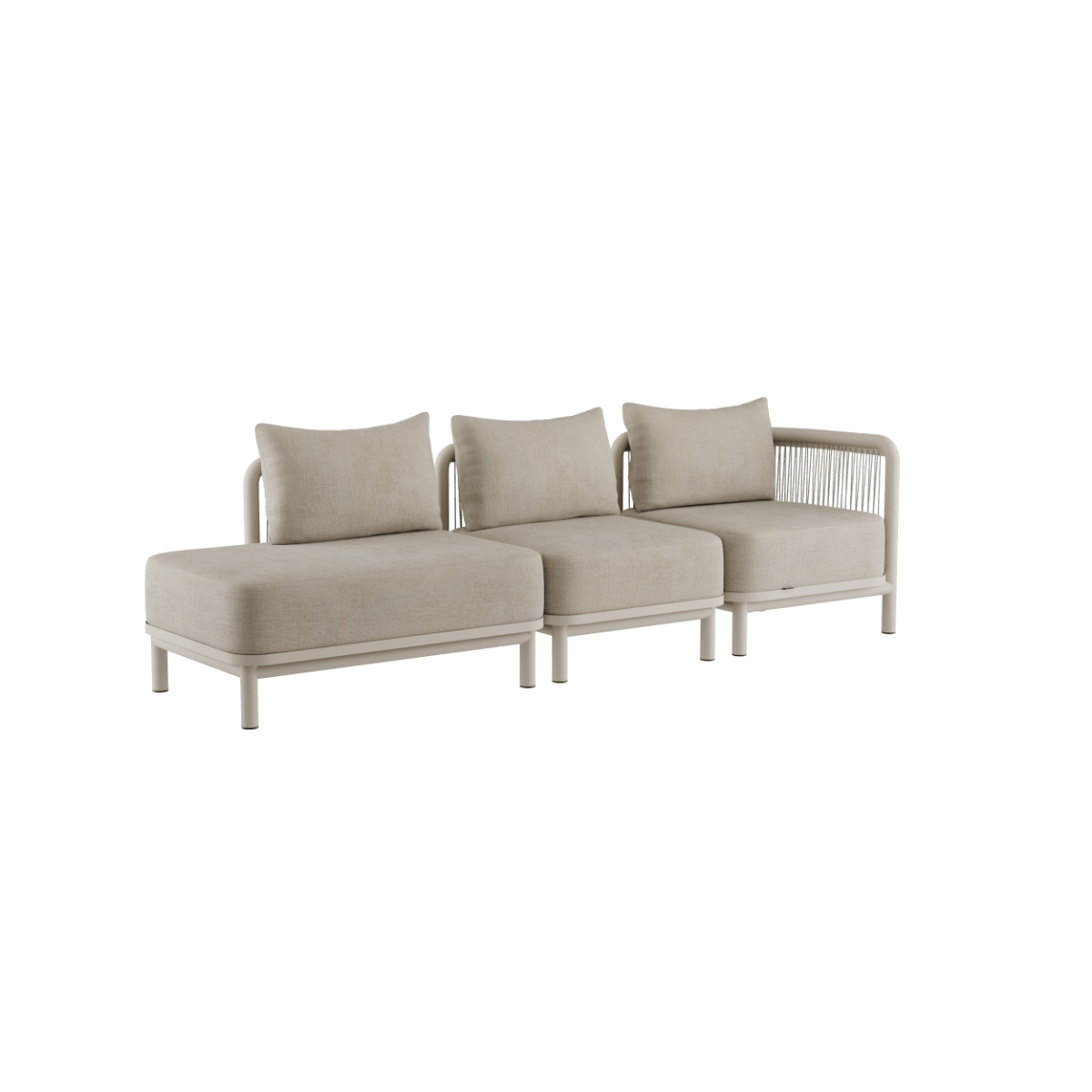  | Kirra Lounge Sofa - 3 - Sitzer mit open end - Links | SACKit