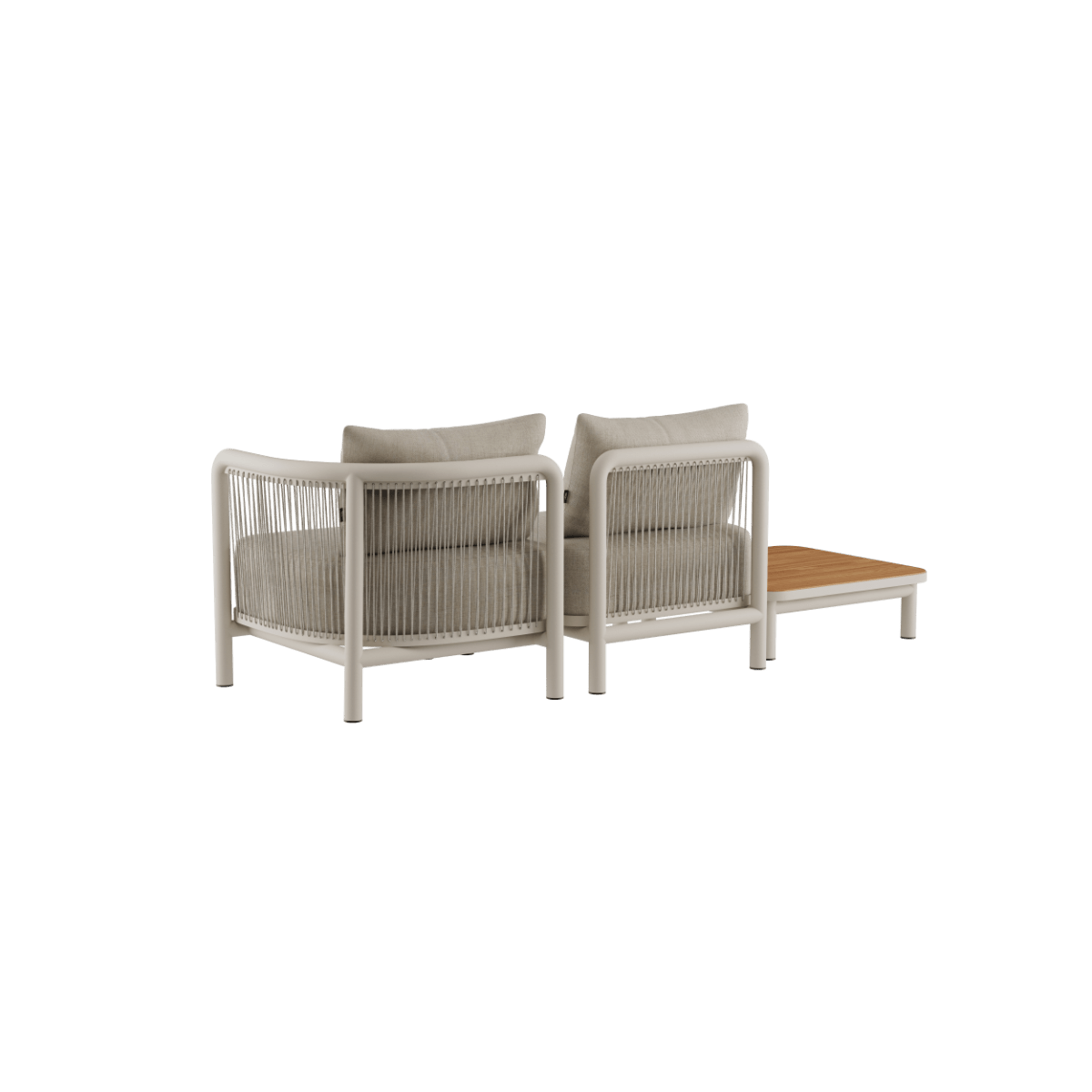  | Kirra Lounge Sofa - 2 - Sitzer mit Kirra Table [Contract] - Ohne Accessory Fit | SACKit