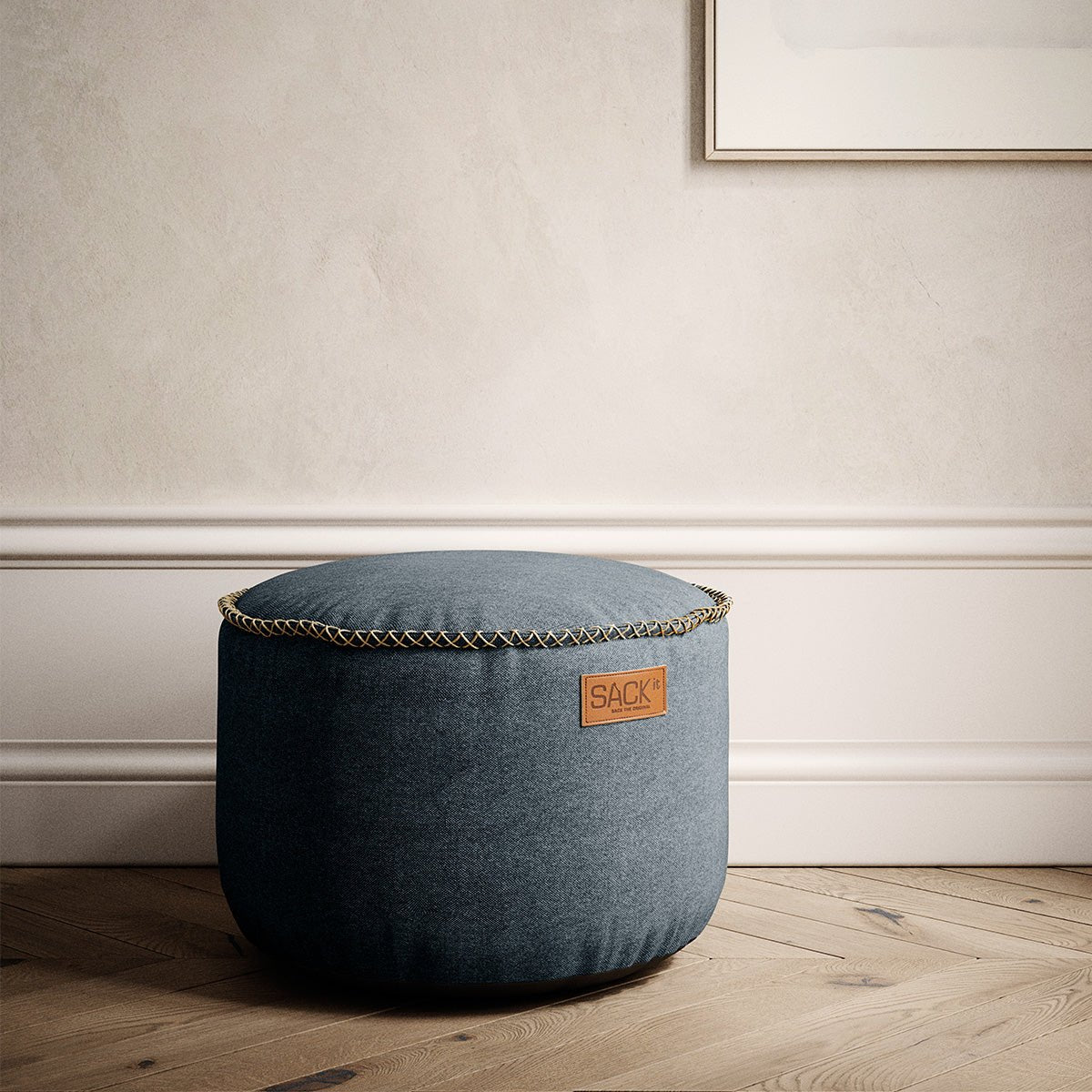  | Canvas Pouf [Contract] - Canvas Petrol | SACKit