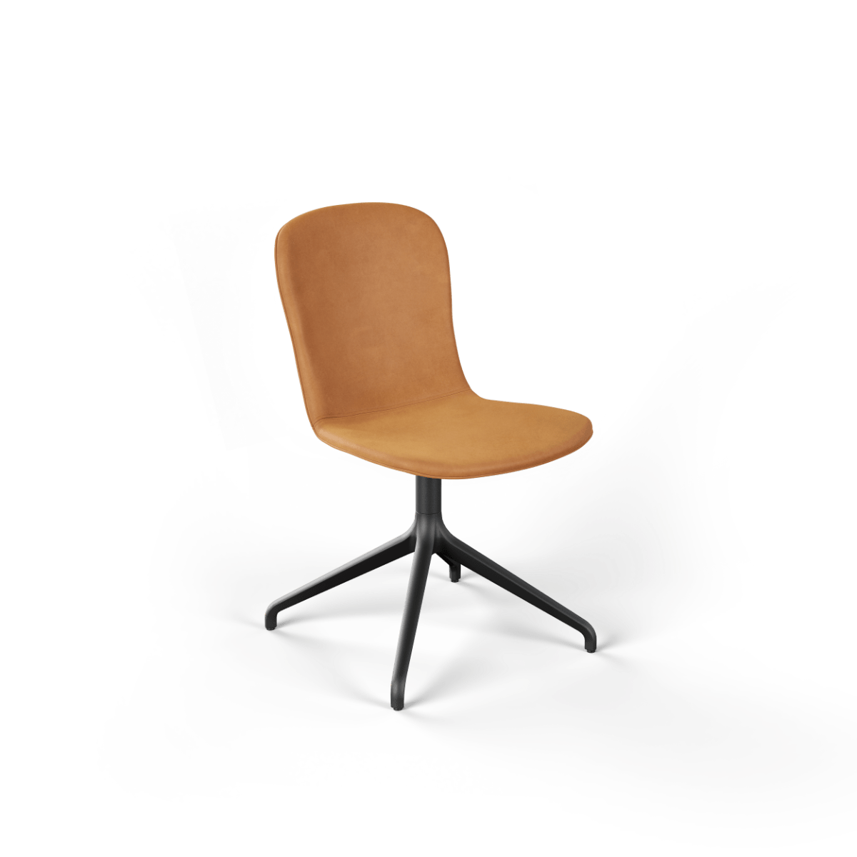  | Chair no. One S1 Black Swivel - LUNA Sandstone Ohne Rückholfunktion | SACKit