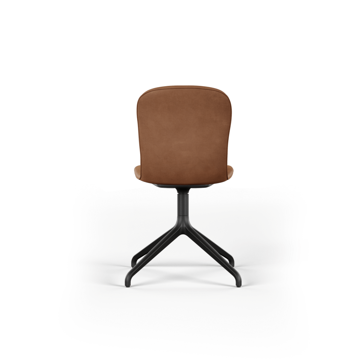  | Chair no. One S1 Black Swivel - LUNA Walnut Ohne Rückholfunktion | SACKit