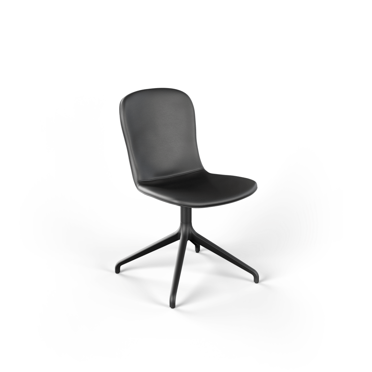  | Chair no. One S1 Black Swivel - TERRA Black Ohne Rückholfunktion | SACKit