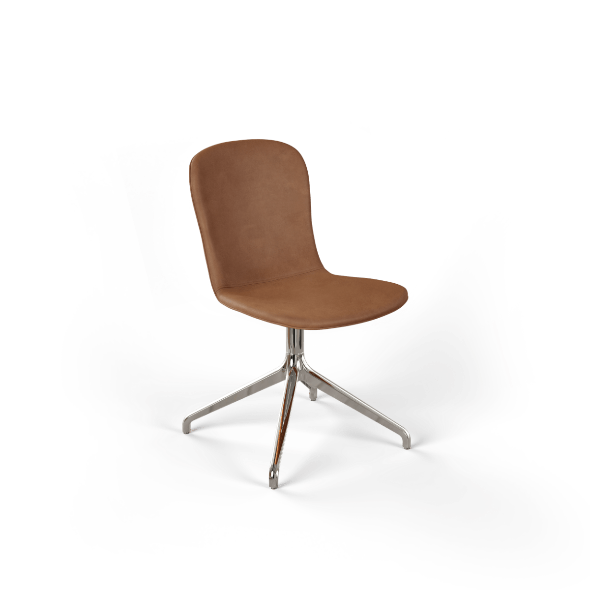  | Chair no. One S1 Polished Swivel - LUNA Walnut Ohne Rückholfunktion | SACKit