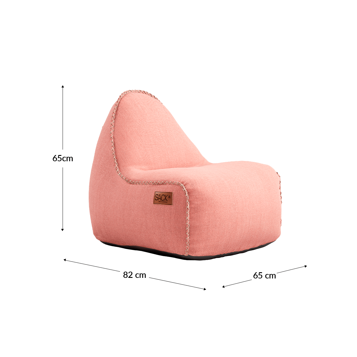  | Cobana Junior Lounge Chair & Pouf - Cobana Rose | SACKit | Cobana Junior Lounge Chair & Pouf - Cobana Rose | SACKit