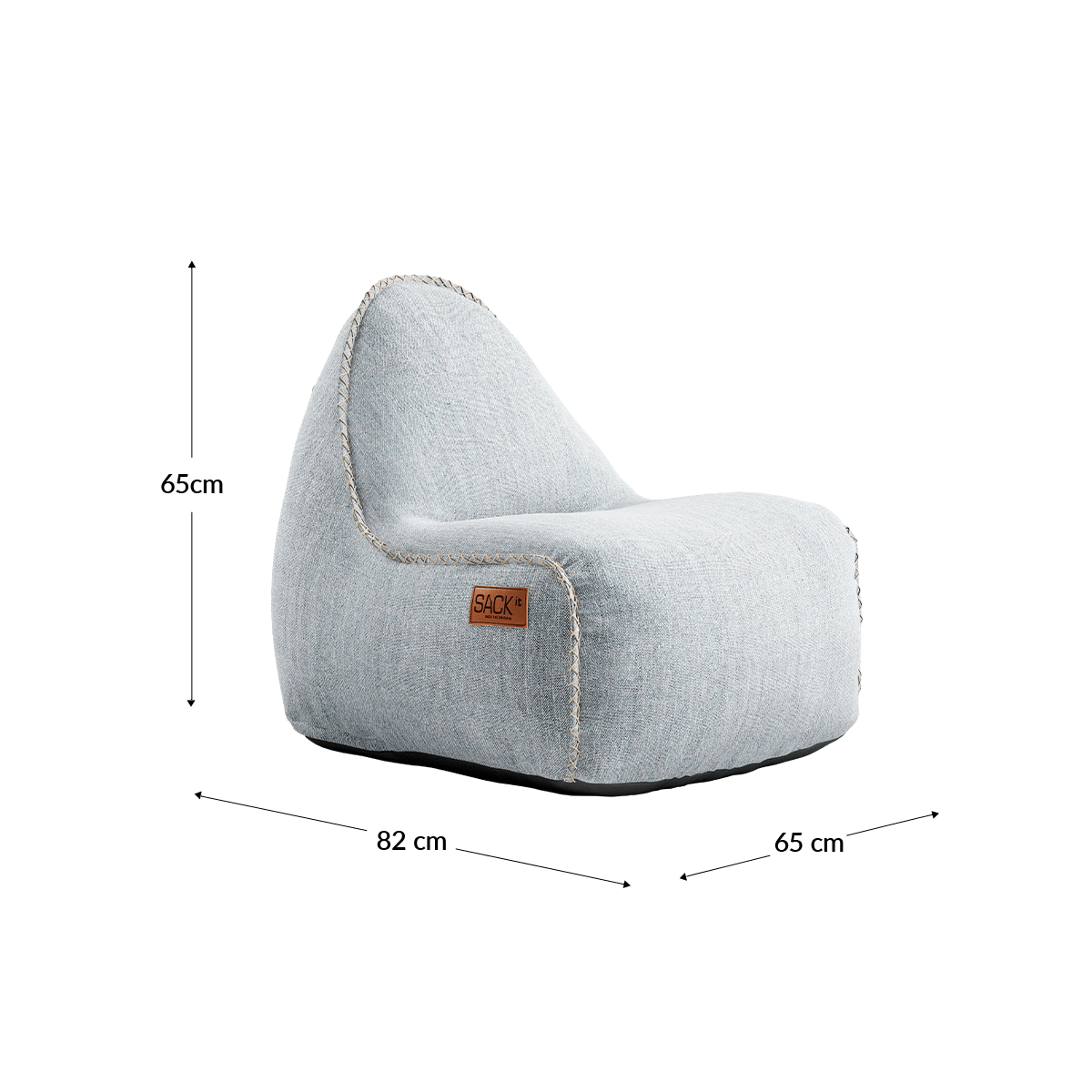  | Cobana Junior Lounge Chair & Pouf - Cobana White | SACKit | Cobana Junior Lounge Chair & Pouf - Cobana White | SACKit