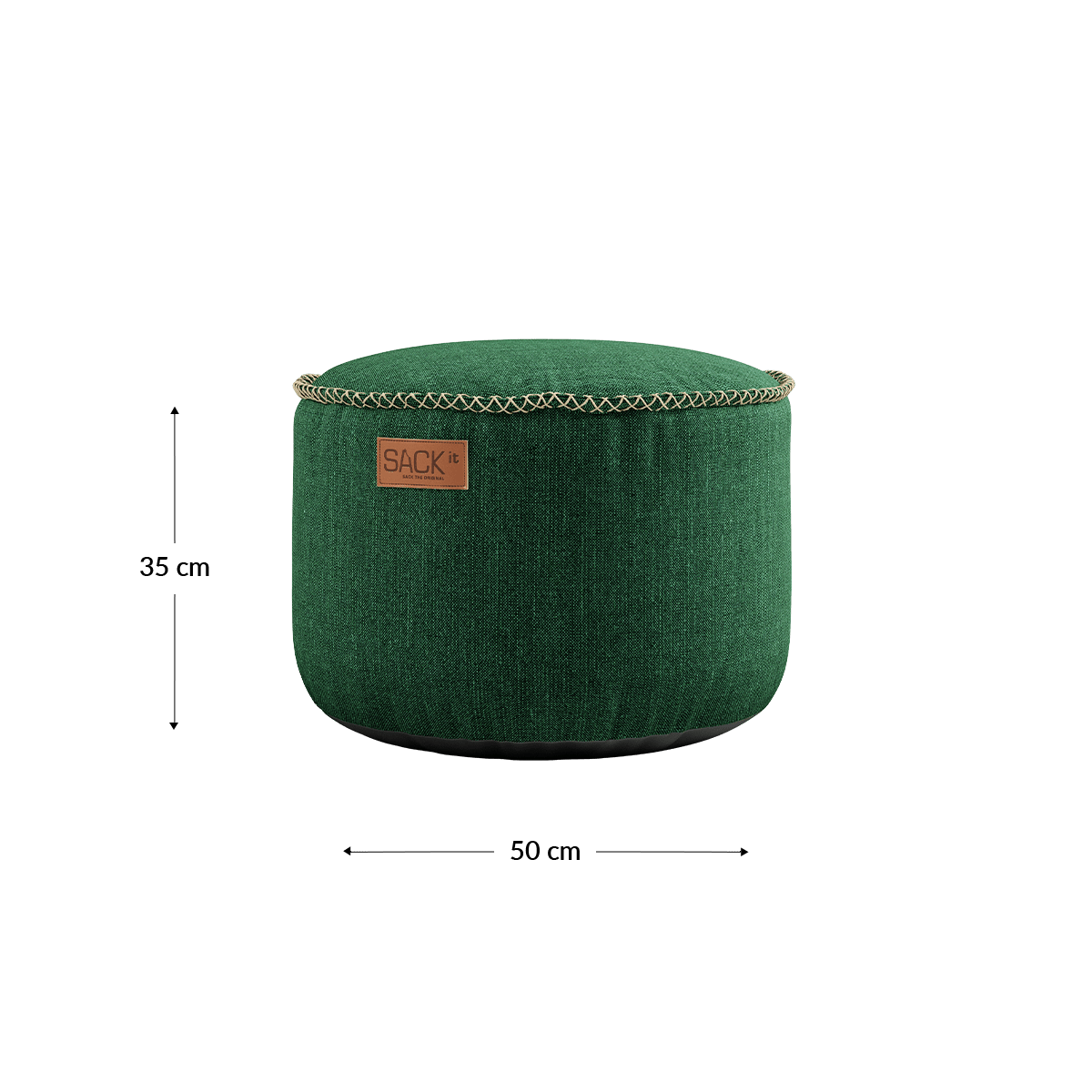  | Cobana Pouf - Cobana Green | SACKit