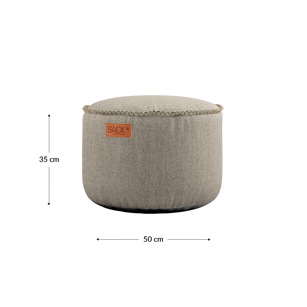  | Cobana Pouf - Kirra Sand | SACKit