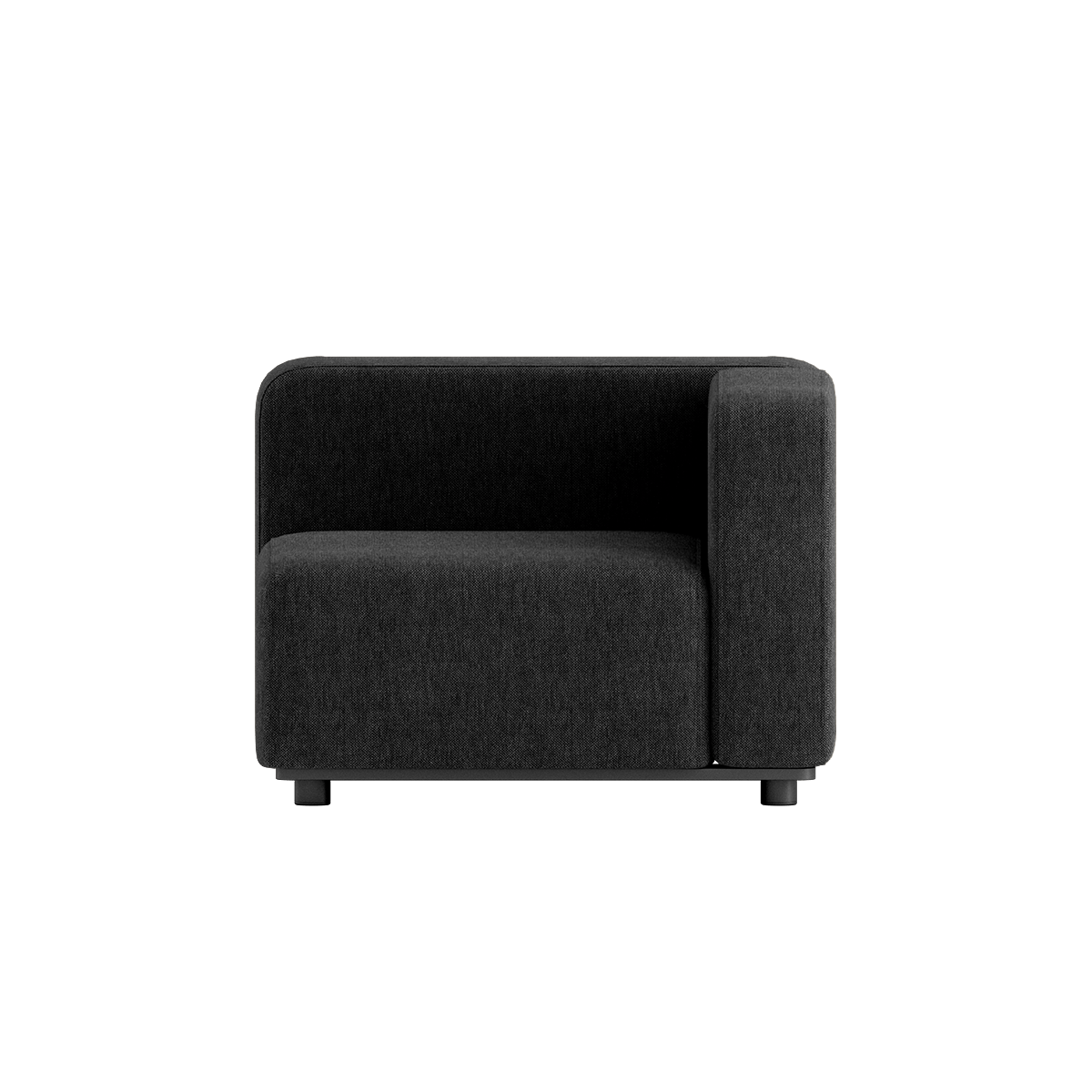 variant_8583101% | Cobana Lounge Sofa - Eckelement [Contract] - Cobana Black | SACKit