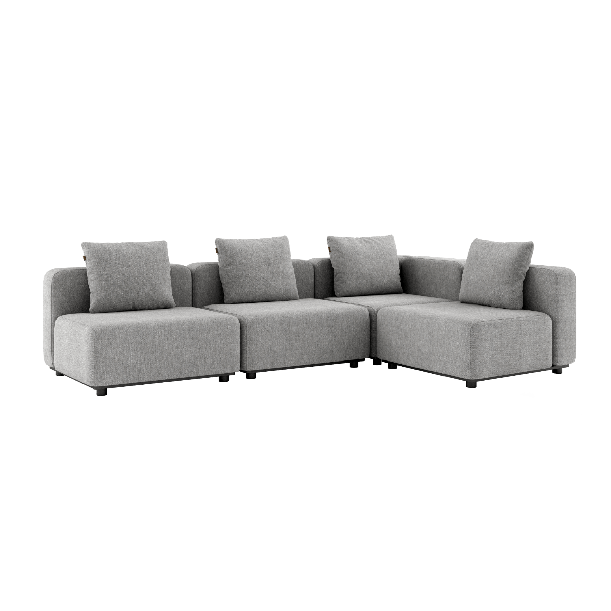  | Cobana Lounge Sofa - 5 - Sitzer Ecksofa [Contract] - Cobana Sand Melange Ohne Armlehnen | SACKit