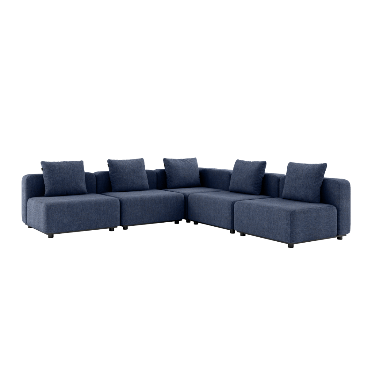  | Cobana Lounge Sofa - Ecksofa - Kirra Indigo Ohne Armlehnen | SACKit