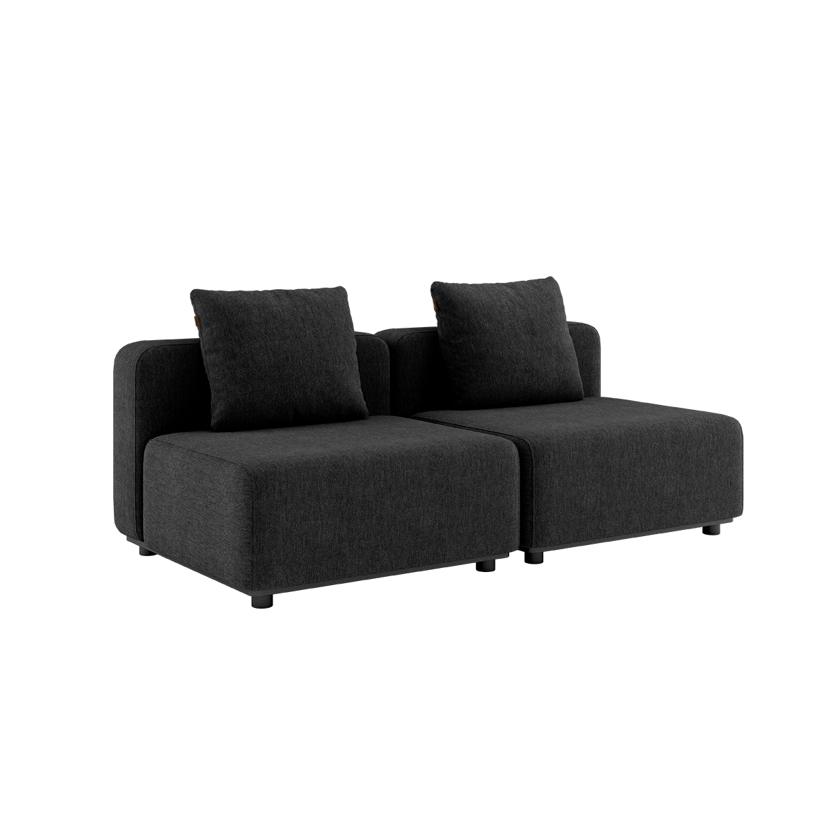 variant_9580005% | Cobana Lounge Sofa - 3 - Sitzer Sofa [Contract] - Cobana Black | SACKit