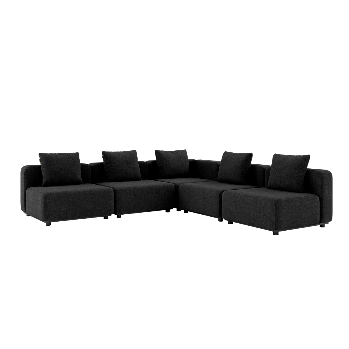 variant_9580035% | Cobana Lounge Sofa - Ecksofa [Contract] - Cobana Black | SACKit