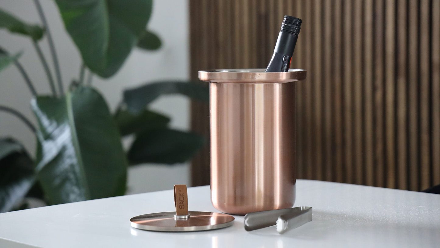 Wine Cooler Copper - Ø14 - Isolierter Weinkühler aus rostfreiem Stahl