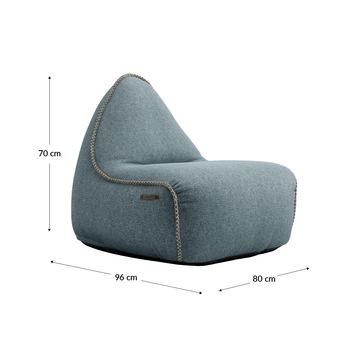  | Medley Lounge Chair & Pouf - Medley Dusty Blue | SACKit | Medley Lounge Chair & Pouf - Medley Dusty Blue | SACKit