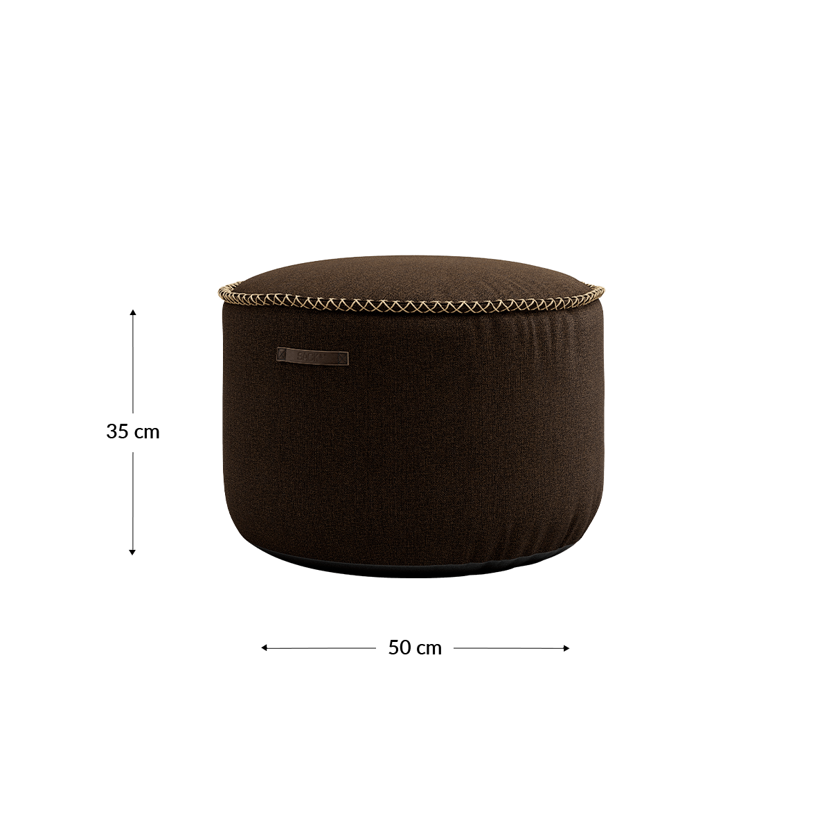  | Medley Pouf - Medley Coffee | SACKit | Medley Pouf - Medley Coffee | SACKit