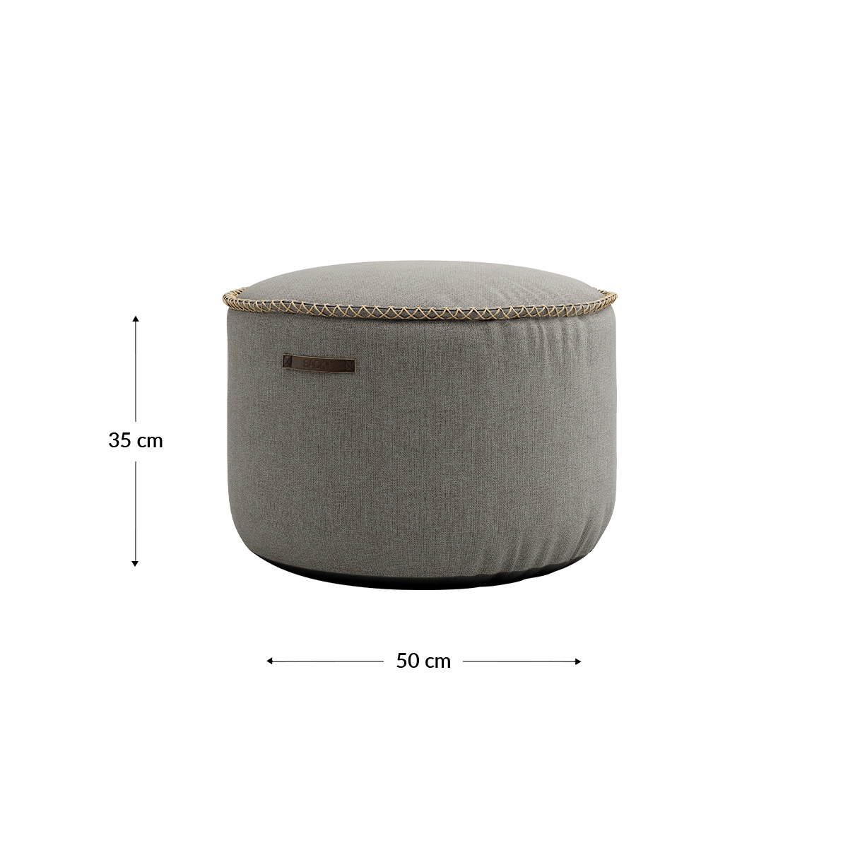  | Medley Pouf - Medley Grey | SACKit | Medley Pouf - Medley Grey | SACKit