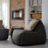  | Medley Lounge Chair & Pouf - Medley Coffee | SACKit