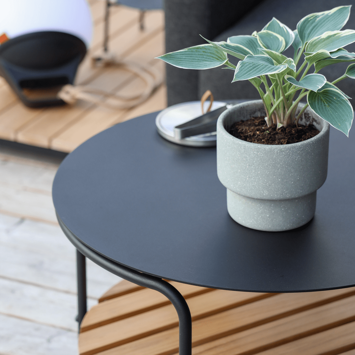  | Patio Sofa Table - Ø70 - Mit Accessory Fit | SACKit