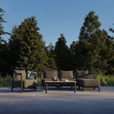 Kirra Lounge Sofa - 2 seater incl. Kirra Side Table | Kirra Lounge Sofa - 2 seater incl. Kirra Side Table - Kirra Sand Ohne Accessory Fit | SACKit