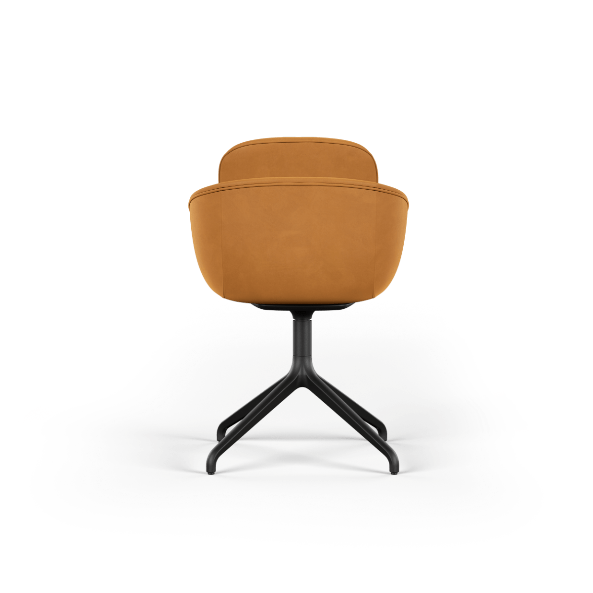  | Chair no. One S2 Black Swivel - LUNA Sandstone Ohne Rückholfunktion | SACKit