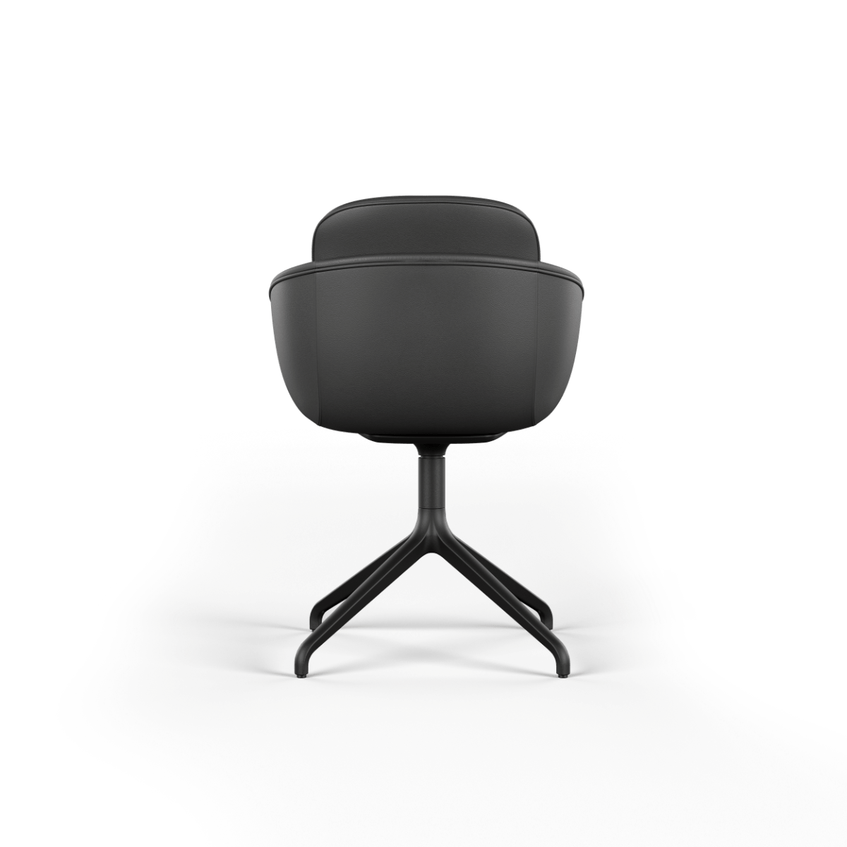  | Chair no. One S2 Black Swivel - TERRA Black Ohne Rückholfunktion | SACKit