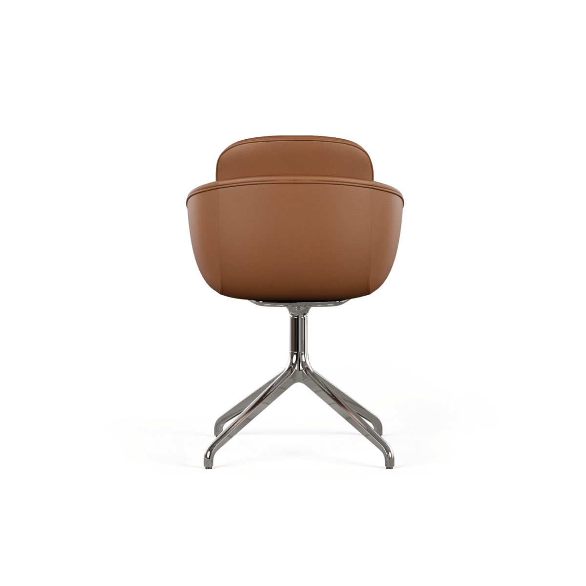  | Chair no. One S2 Polished Swivel - LUNA Walnut Ohne Rückholfunktion | SACKit