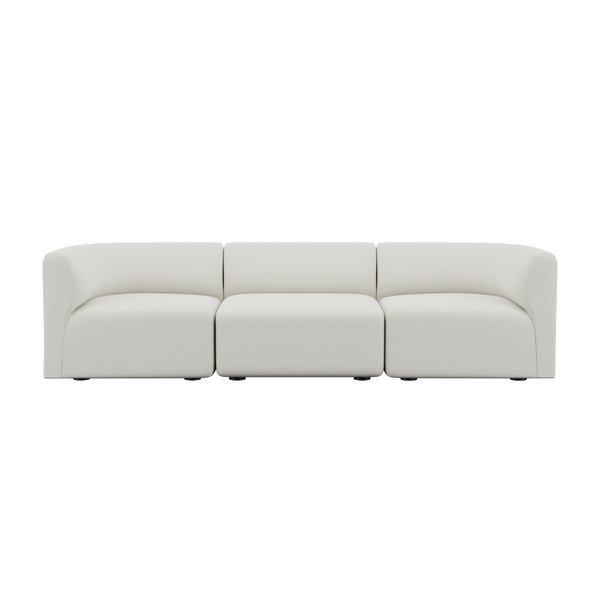 variant_8601102% | Fjord Sofa - 3 - Sitzer - Sealife Ivory Ohne Hocker | SACKit