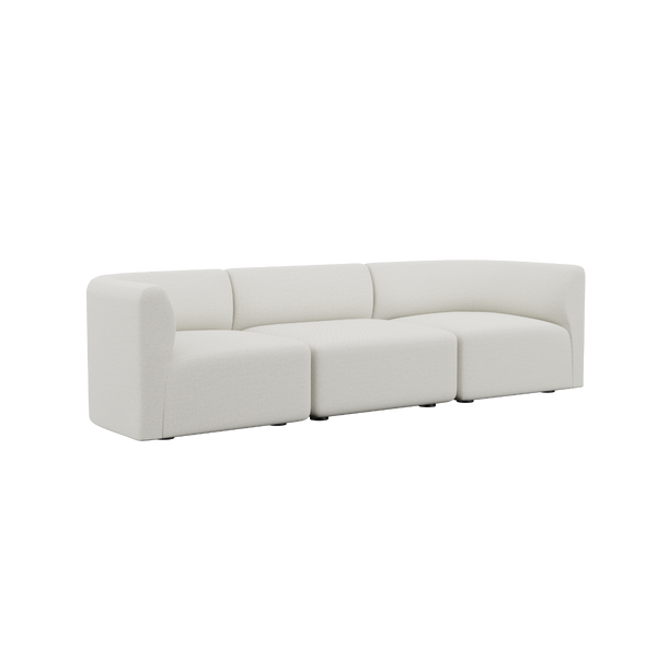 variant_8601102% | Fjord Sofa - 3 - Sitzer - Sealife Ivory Ohne Hocker | SACKit