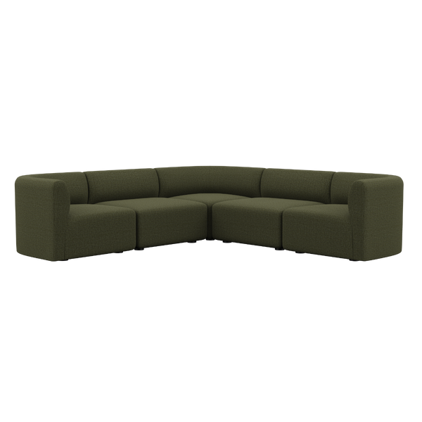 variant_8601124% | Fjord Sofa - Ecksofa - Cosmo Olive | SACKit