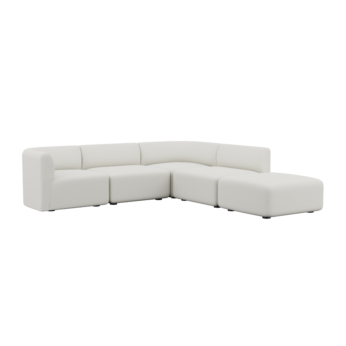 variant_8601127% | Fjord Sofa - Ecksofa mit open end - Sealife Ivory | SACKit
