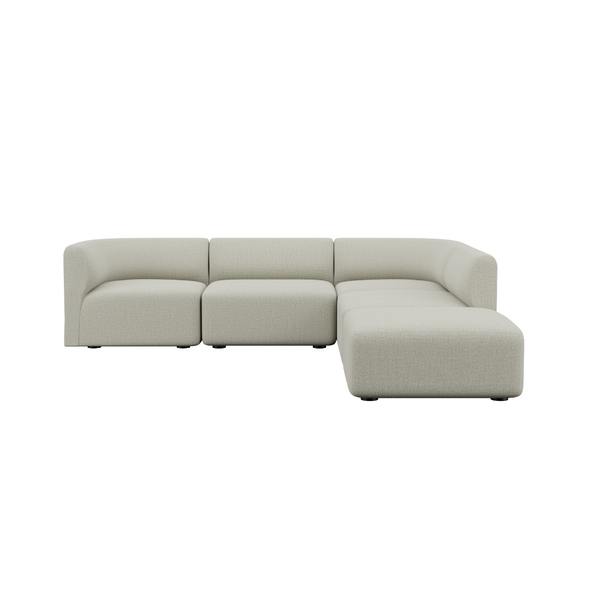  | Fjord Sofa - Ecksofa mit open end - Cosmo Beige | SACKit