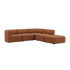  | Fjord Sofa - Ecksofa mit open end - Cosmo Terracotta | SACKit