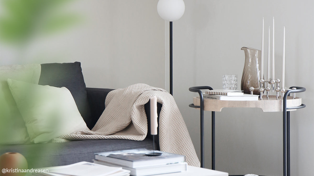 Patio Serving Table w/ Patio Serving Tray - Serviertisch für drinnen und drauβen