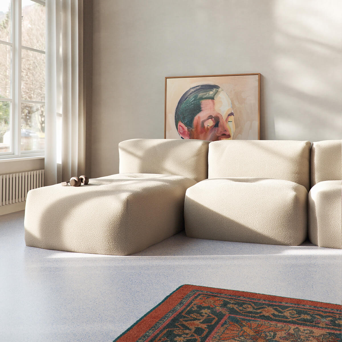  | Soft Sofa Indoor - Lounger - Teddy Beige | SACKit | Soft Sofa Indoor - Lounger - Teddy Beige | SACKit